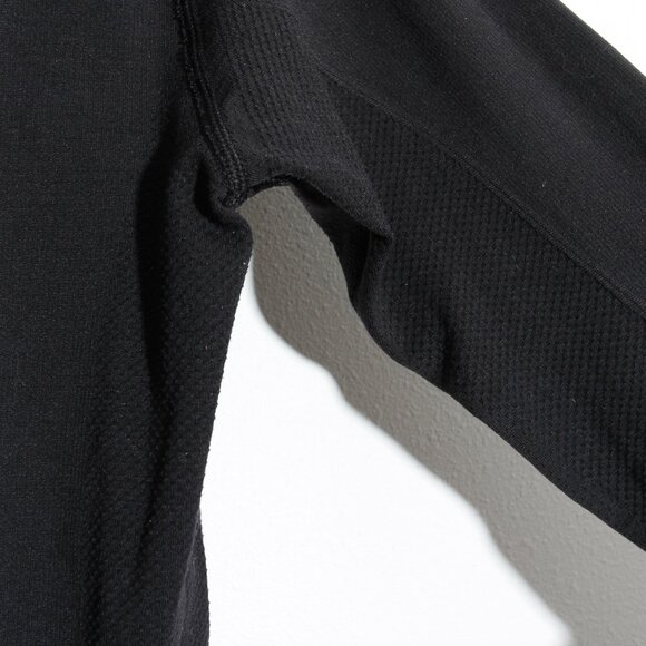 Lululemon Swiftly Tech Long Sleeve Crew Black White Ombre Silverescent Size 8 - Picture 13 of 15